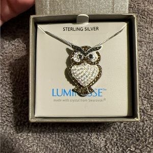 Brand New Owl Necklace 18” Chain